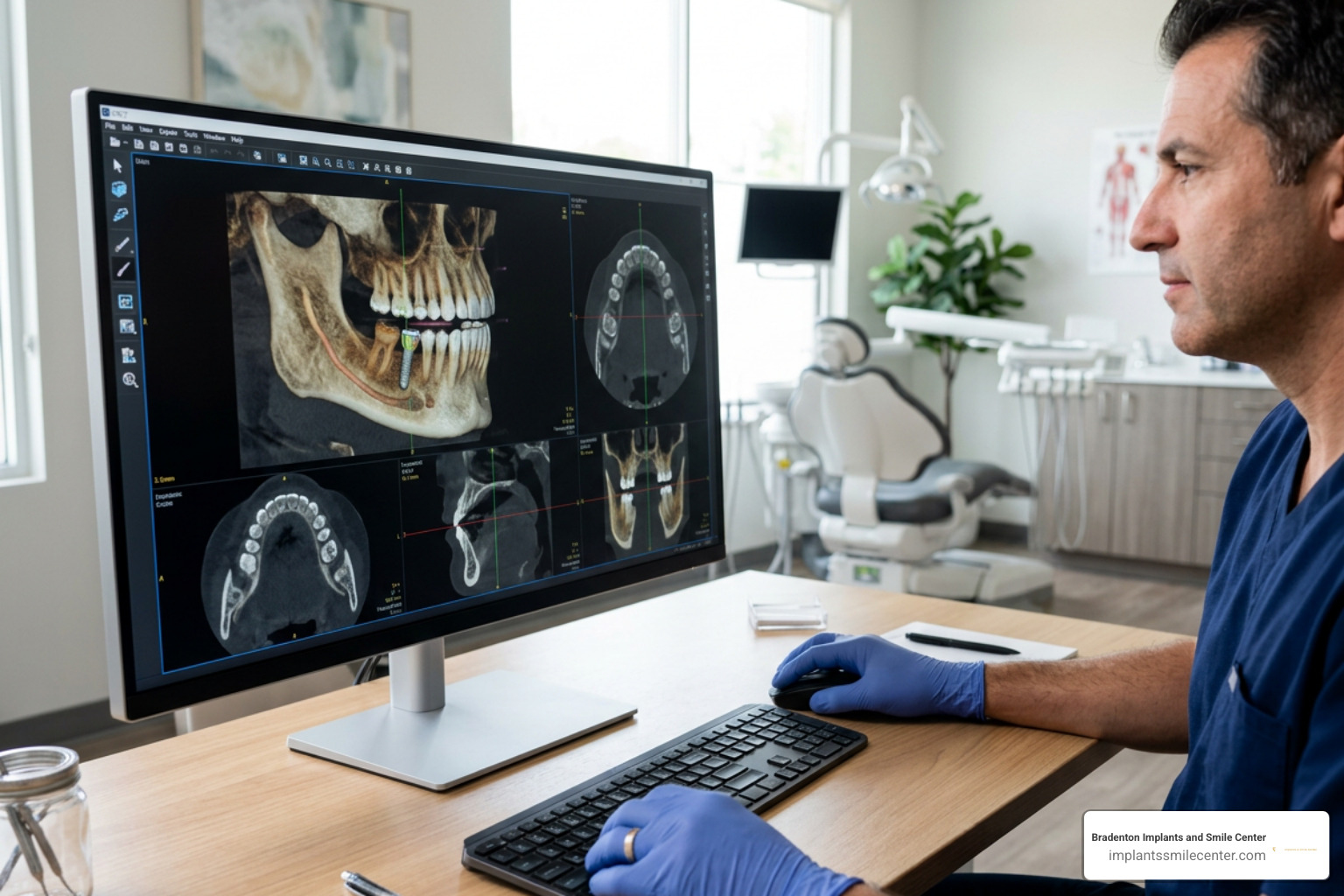 3D CBCT digital jawbone scan for surgical planning