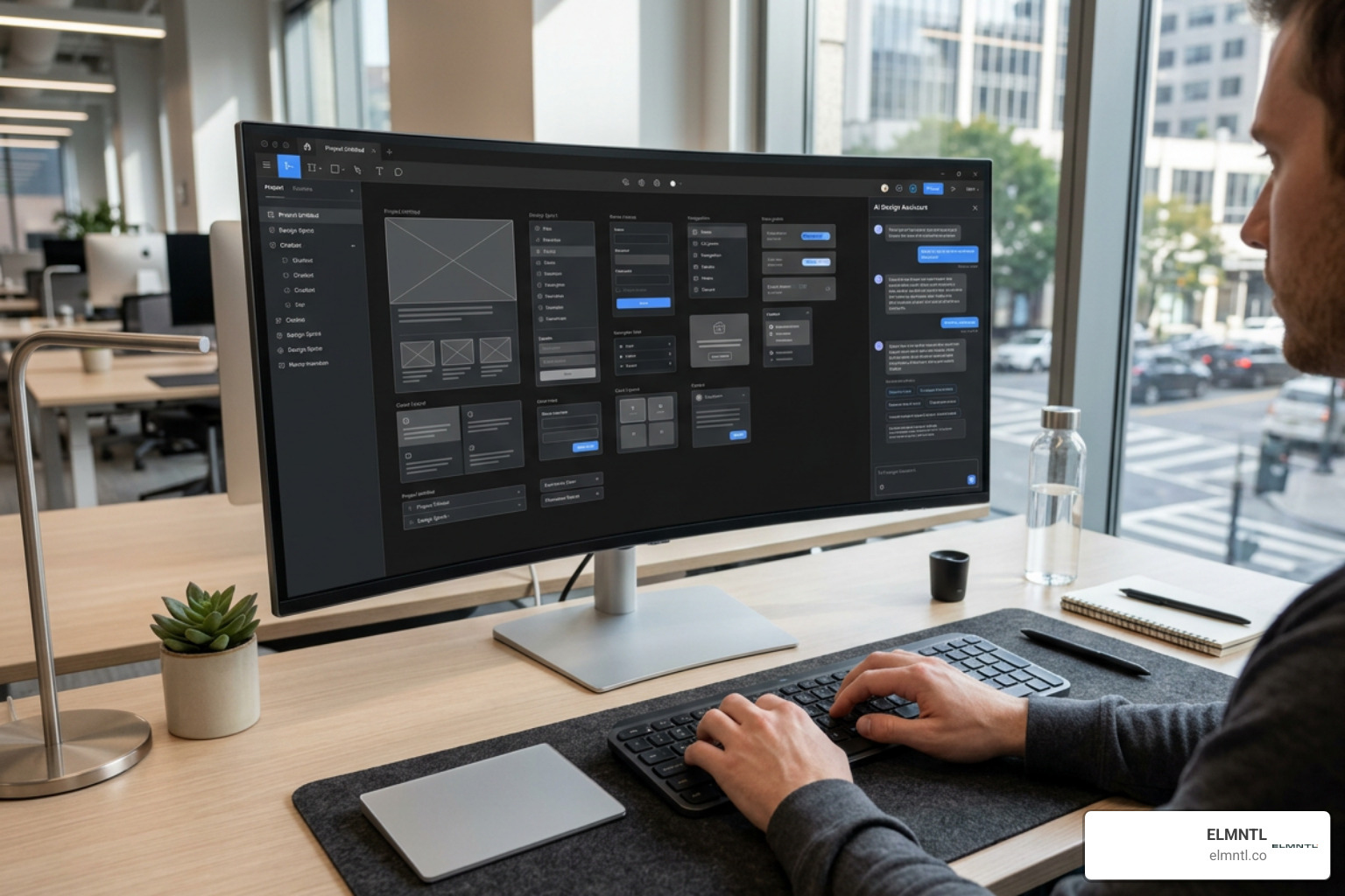 AI-powered interface design workspace AI-powered interface design workspace