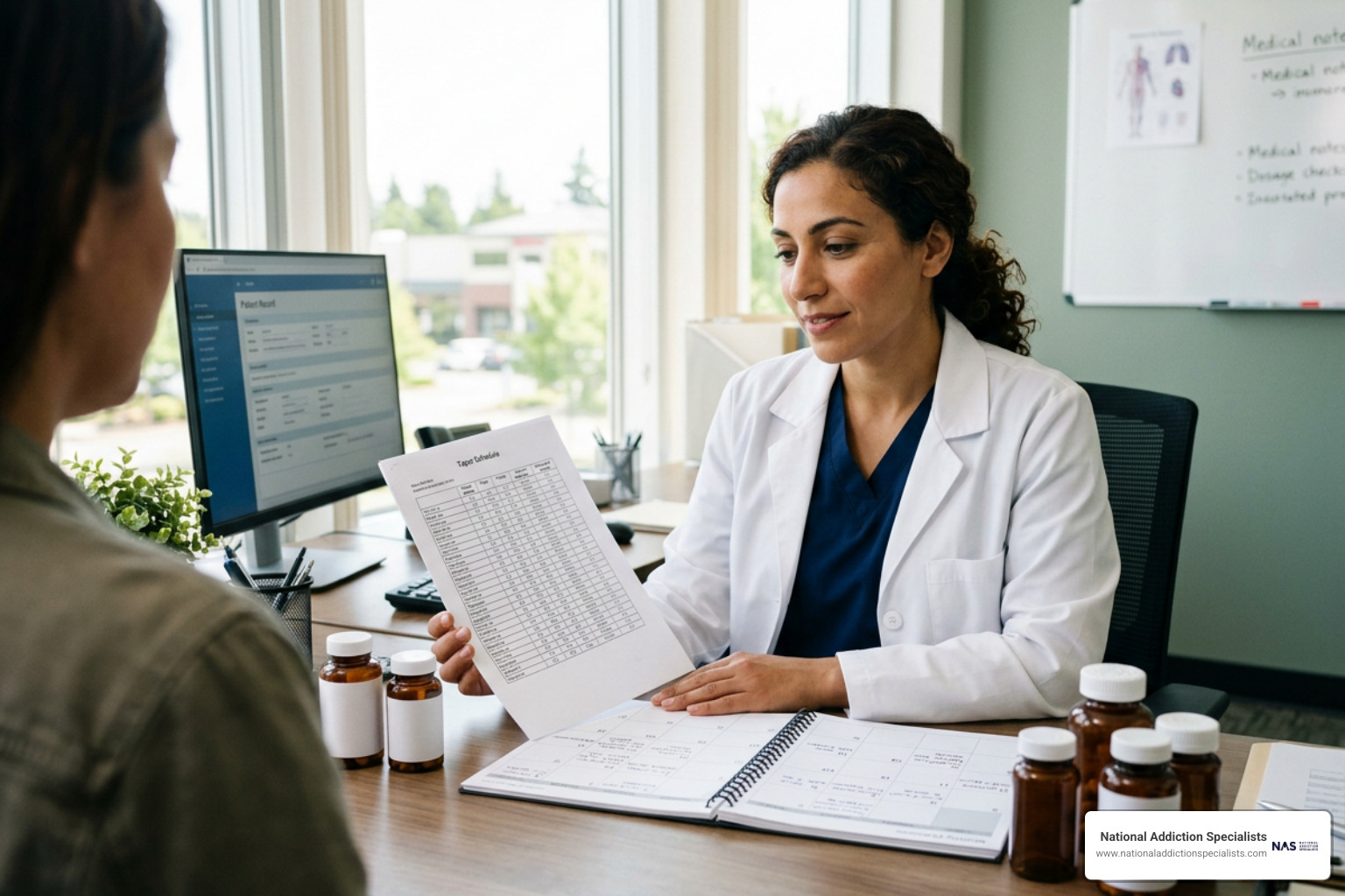 Clinical gradual taper schedule timeline Clinical gradual taper schedule timeline