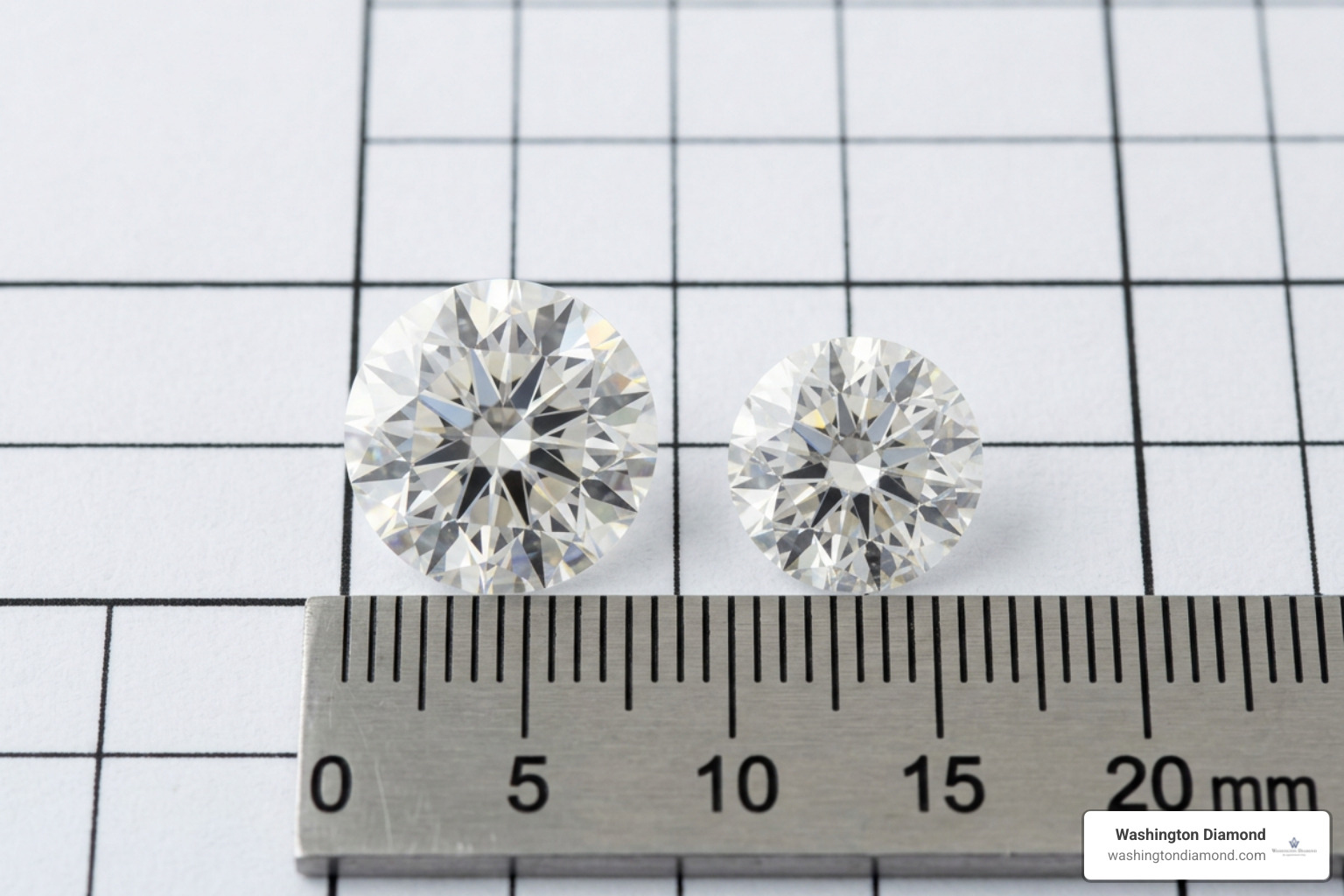 2 carat diamond size comparison on millimeter scale 2 carat diamond size comparison on millimeter scale