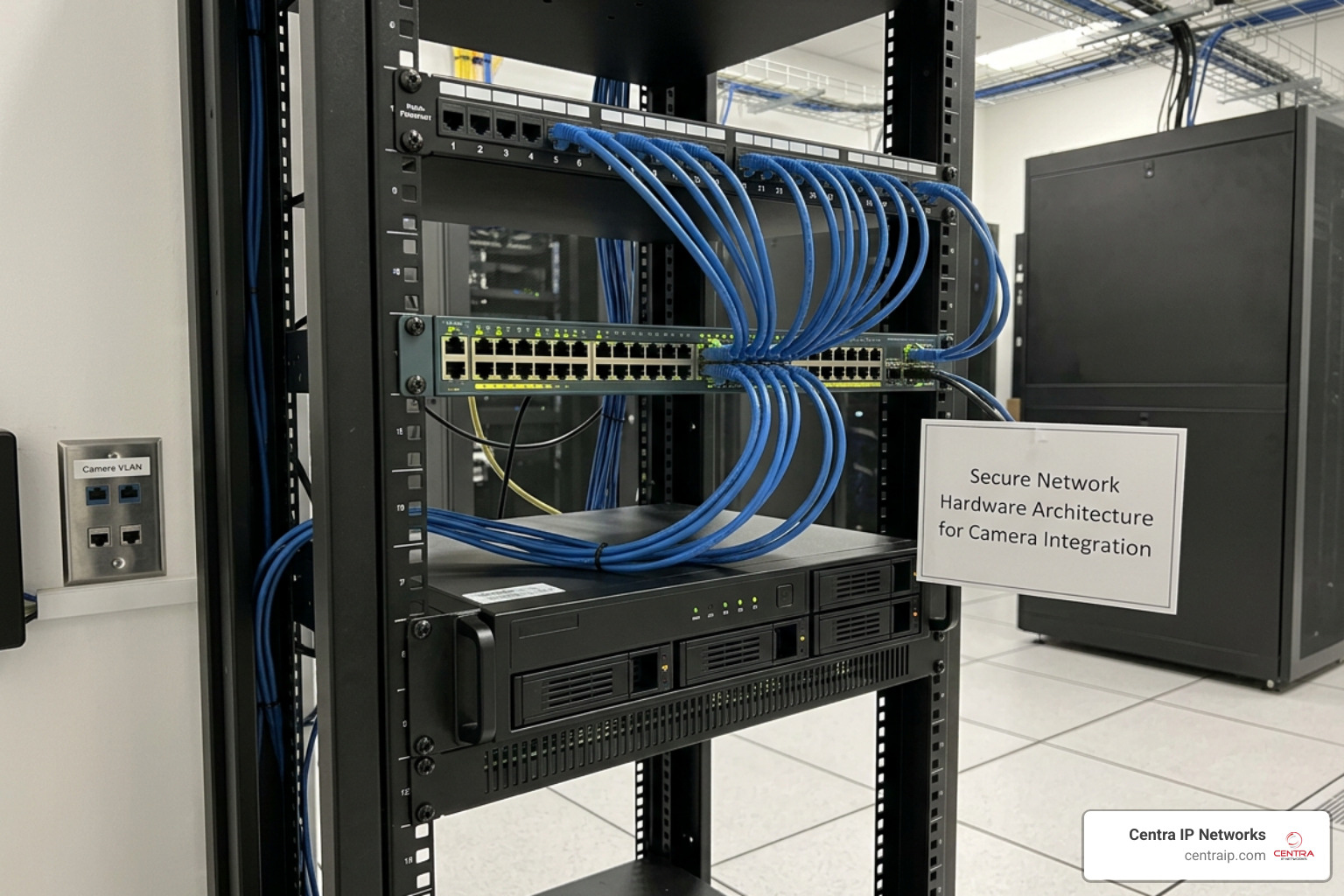 secure network hardware architecture for camera integration secure network hardware architecture for camera integration