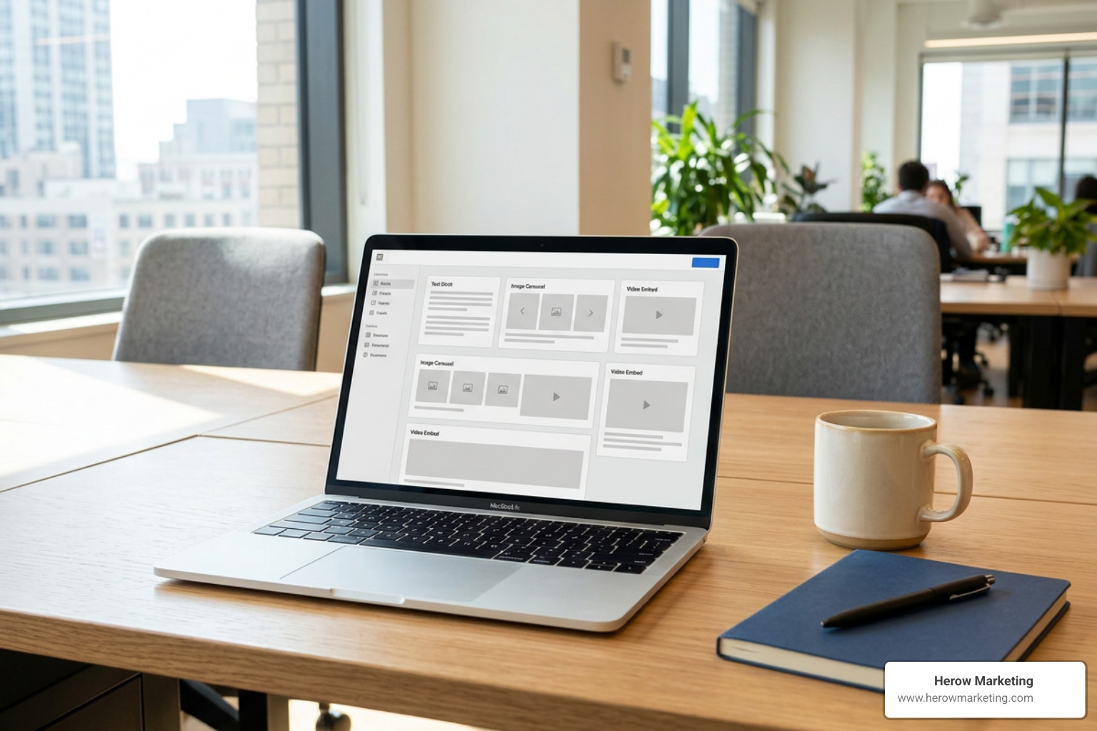 Flexible Matrix field layout blocks inside the Craft CMS content management interface