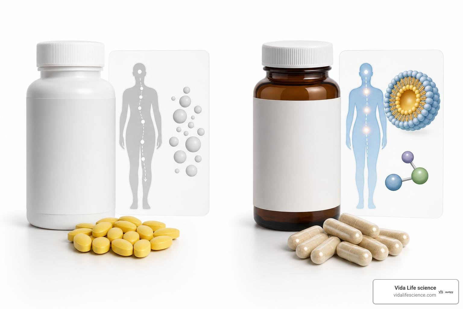 Comparison of methylated active B vitamins and methylation pathway co-factors Comparison of methylated active B vitamins and methylation pathway co-factors