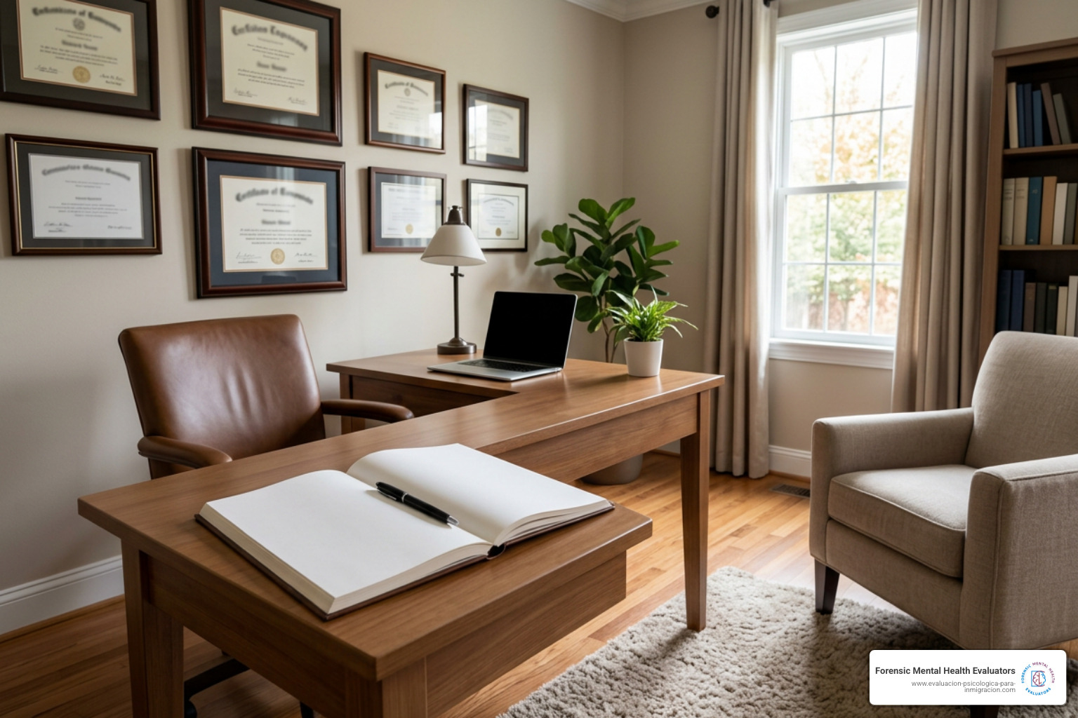 Professional psychology credentials and clinical evaluation documentation