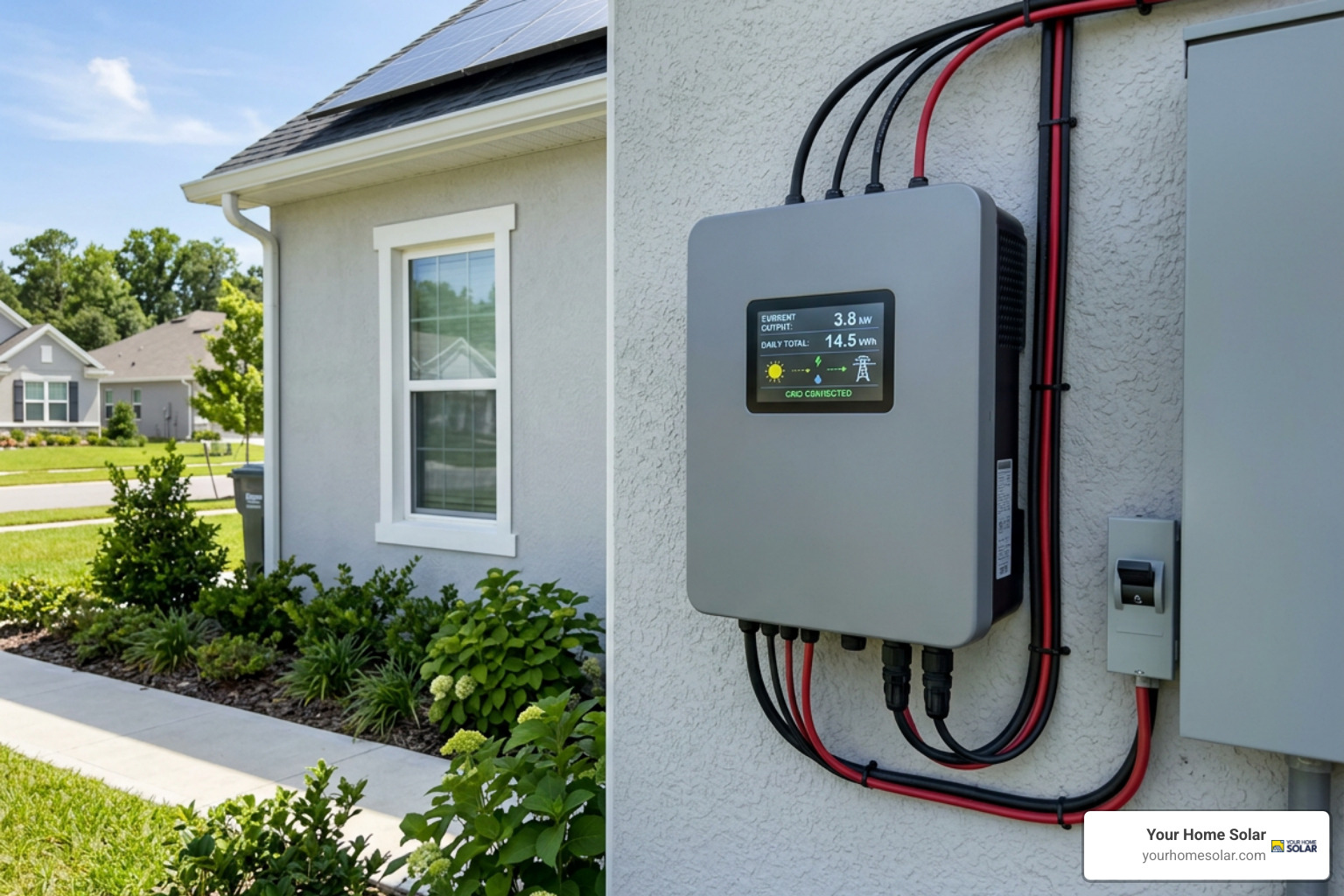 Smart solar inverter digital monitoring and grid control interface Smart solar inverter digital monitoring and grid control interface