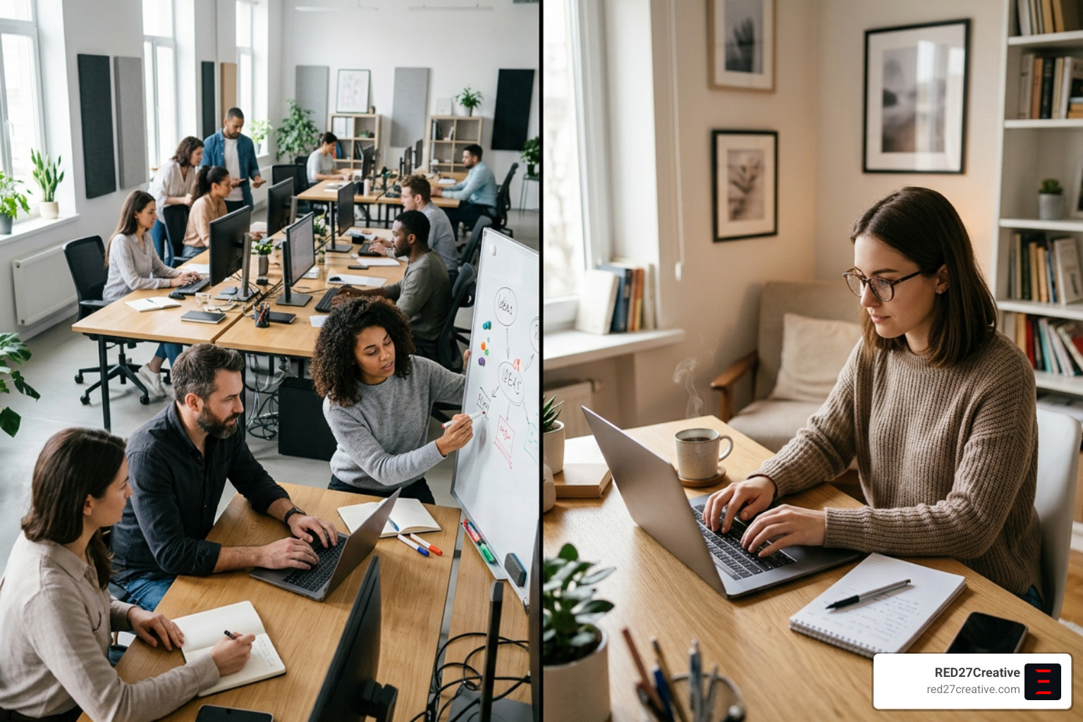 Workflow comparison between content agencies and freelance copywriters Workflow comparison between content agencies and freelance copywriters