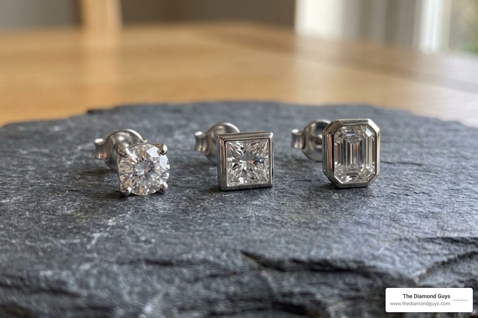solitaire, square, and octagon geometric diamond stud earrings for men solitaire, square, and octagon geometric diamond stud earrings for men