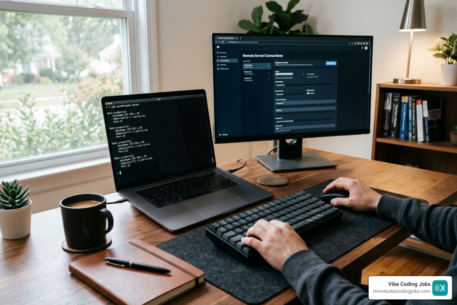 Terminal SSH configuration alongside Cursor remote server connection settings Terminal SSH configuration alongside Cursor remote server connection settings