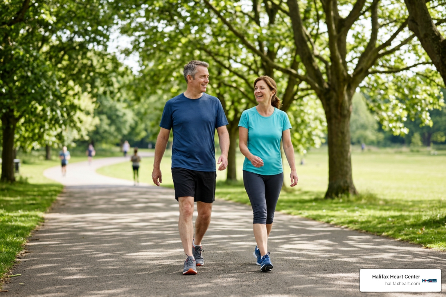 Patient engaging in outdoor exercise and healthy lifestyle practices