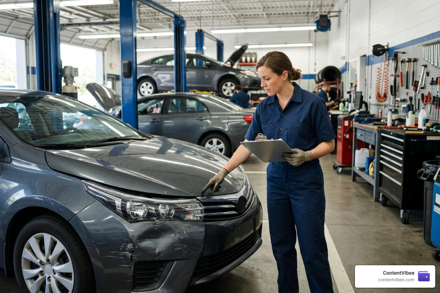 auto body repair shop inspection
