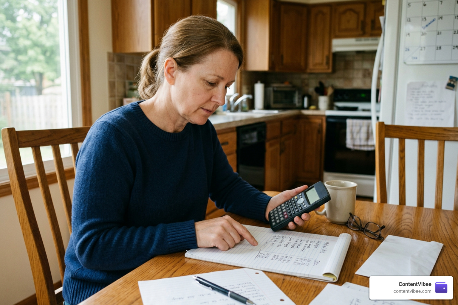 Damage calculation worksheet detailing medical bills and lost wages