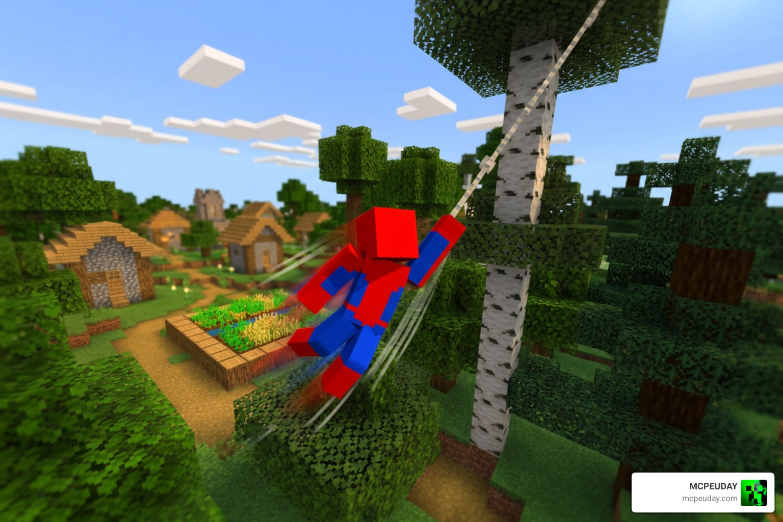 Nido's Spider-Man Addon Minecraft Bedrock gameplay Nido's Spider-Man Addon Minecraft Bedrock gameplay