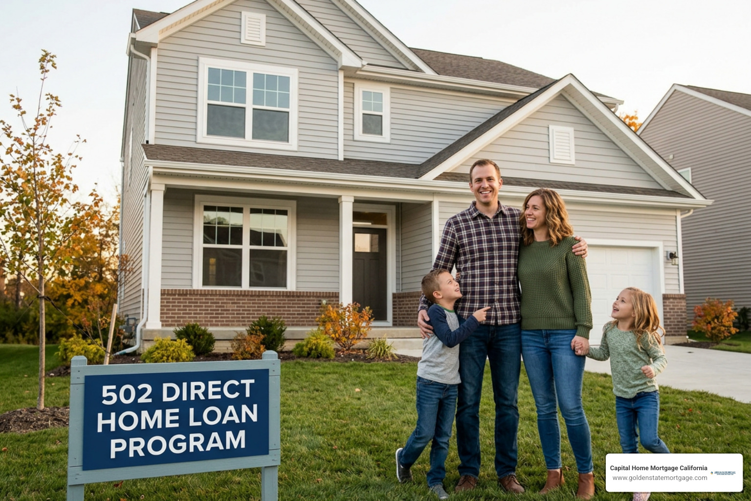 Rural home undergoing construction or structural repairs financed by USDA 502 direct loan