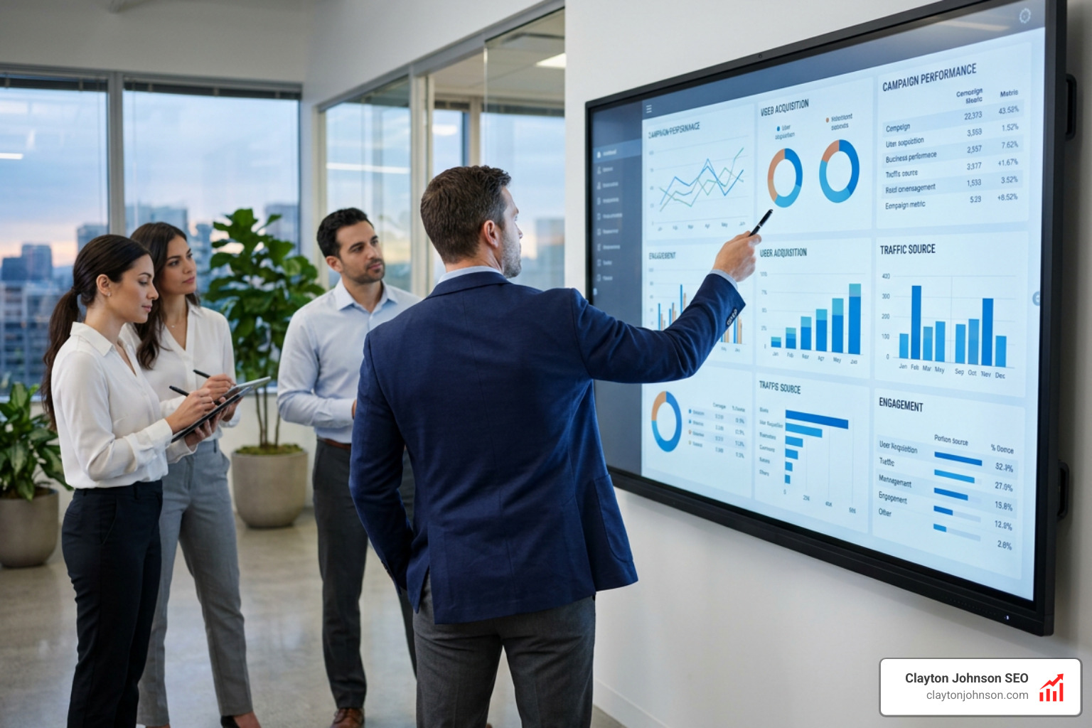 growth architect strategy dashboard showing campaign analytics