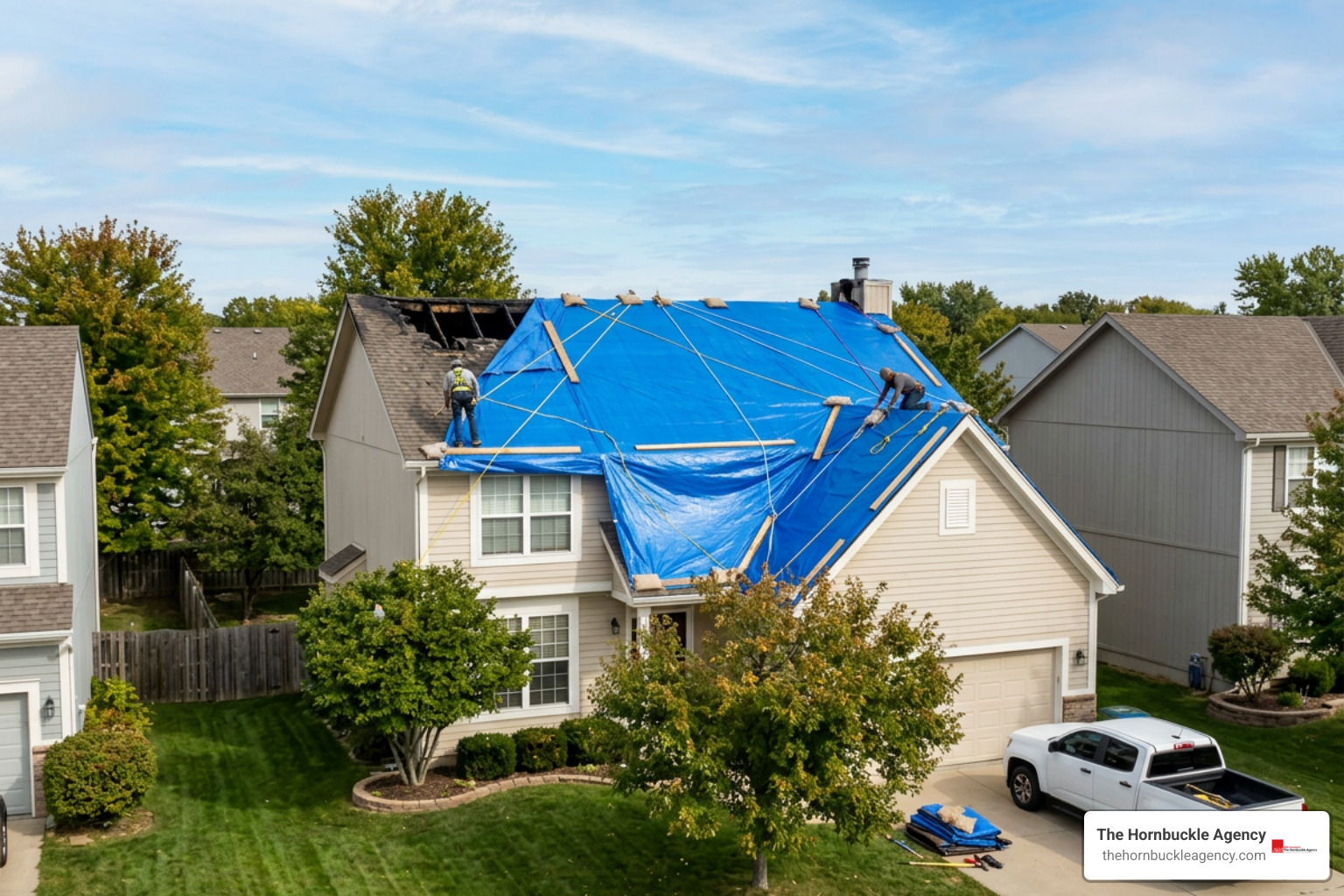 temporary roof tarping post-fire protection temporary roof tarping post-fire protection