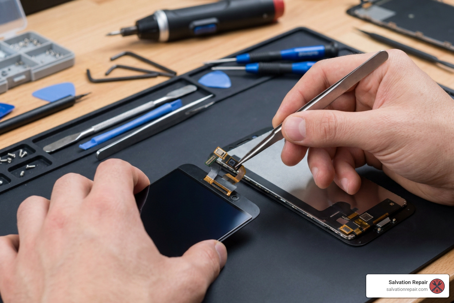Ambient light sensor transfer and iOS calibration setup