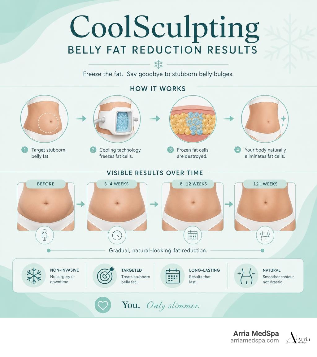Coolsculpting Belly Fat Reduction Results Infographic Infographic