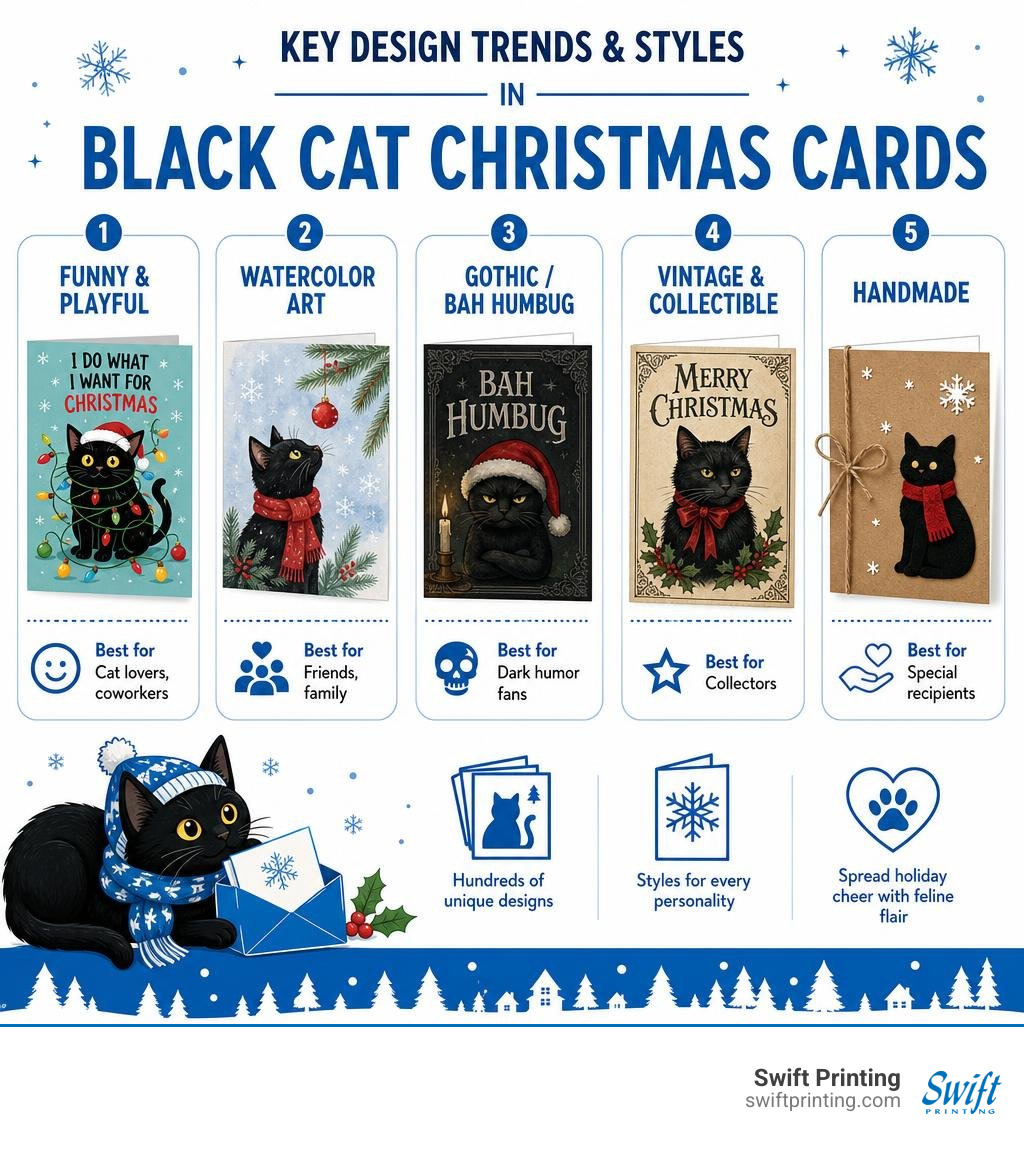 key design trends and styles in black cat Christmas cards infographic infographic key design trends and styles in black cat Christmas cards infographic infographic