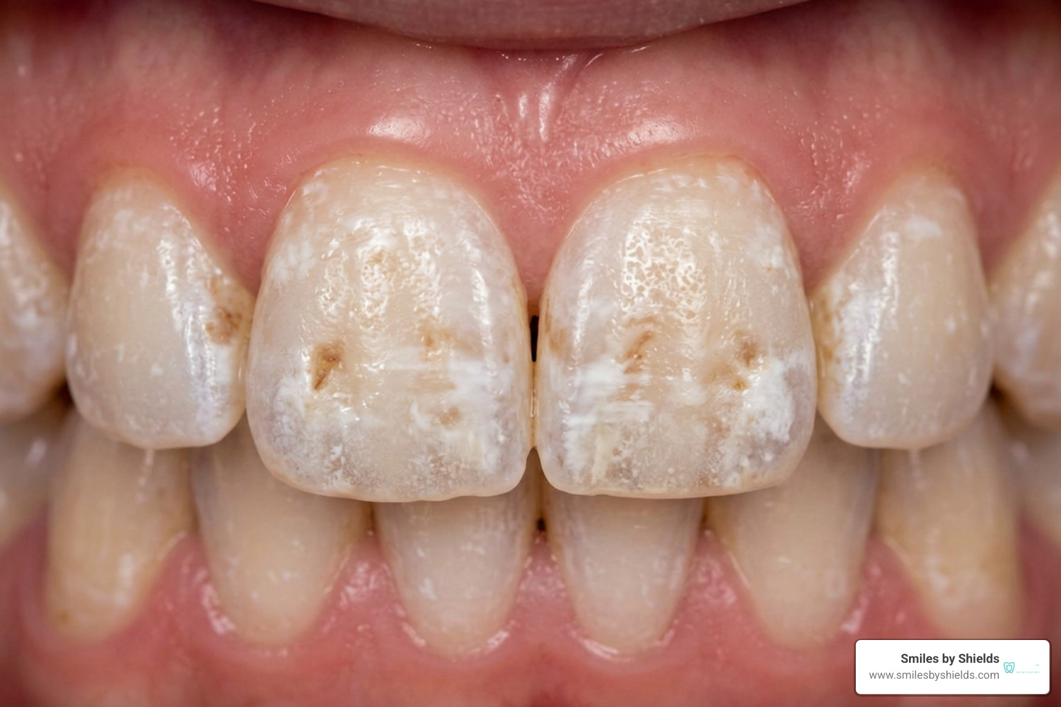 dental enamel showing fluorosis streaks dental enamel showing fluorosis streaks