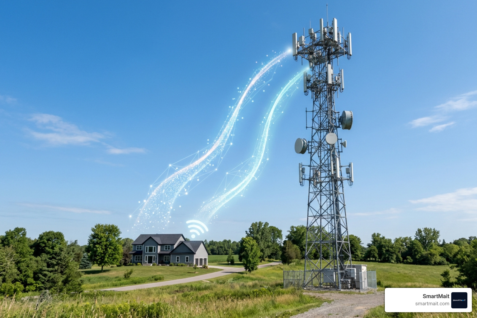 Cellular tower transmitting dual-path 2GIG security data Cellular tower transmitting dual-path 2GIG security data