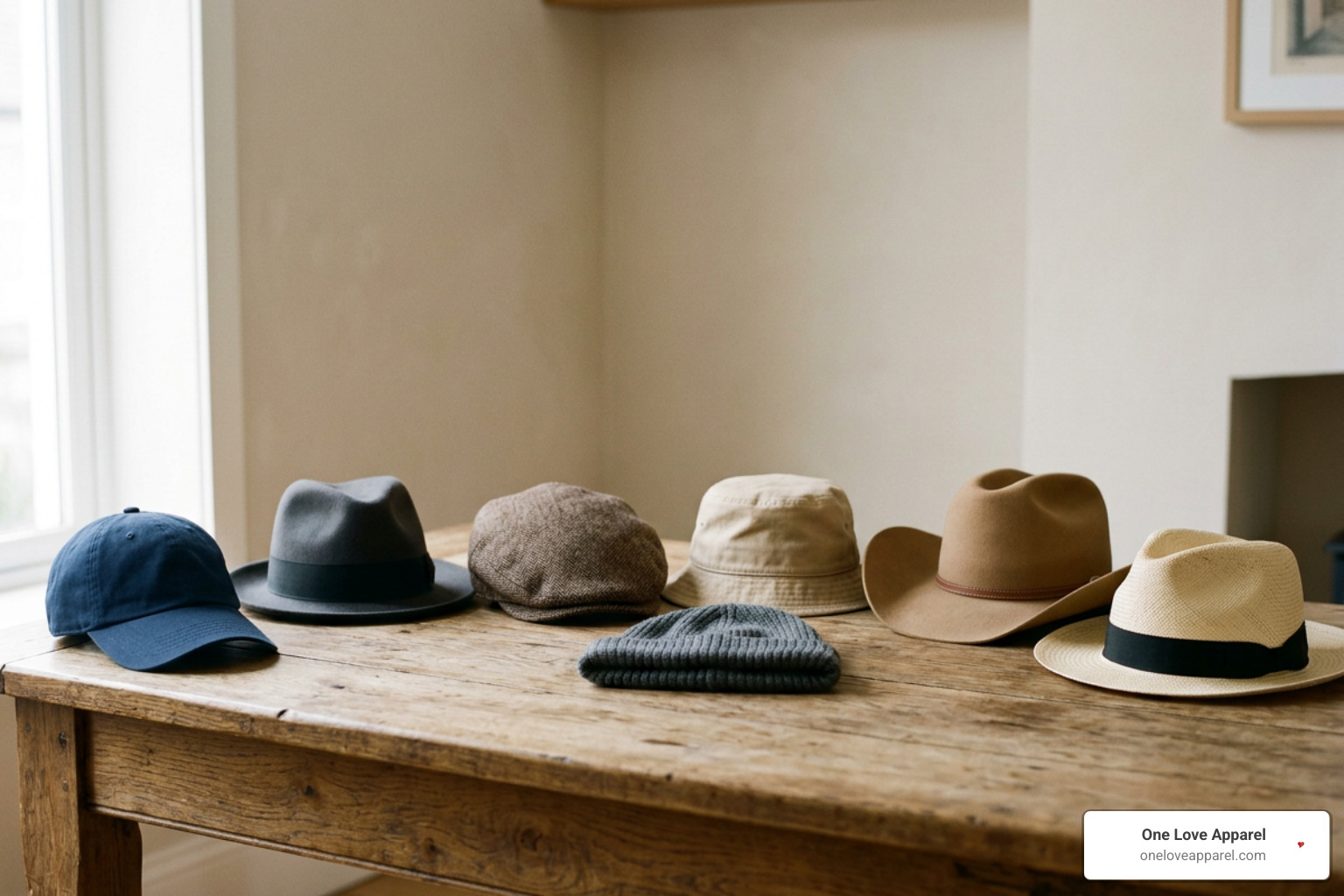 Showcase of classic and modern hat styles ranging from streetwear caps to refined fedoras Showcase of classic and modern hat styles ranging from streetwear caps to refined fedoras