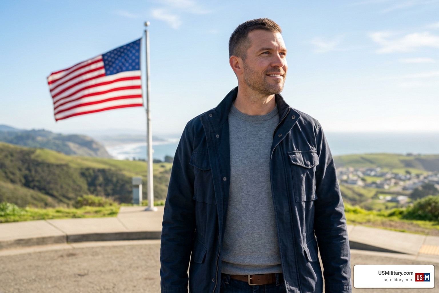 US military veteran looking toward a positive future US military veteran looking toward a positive future