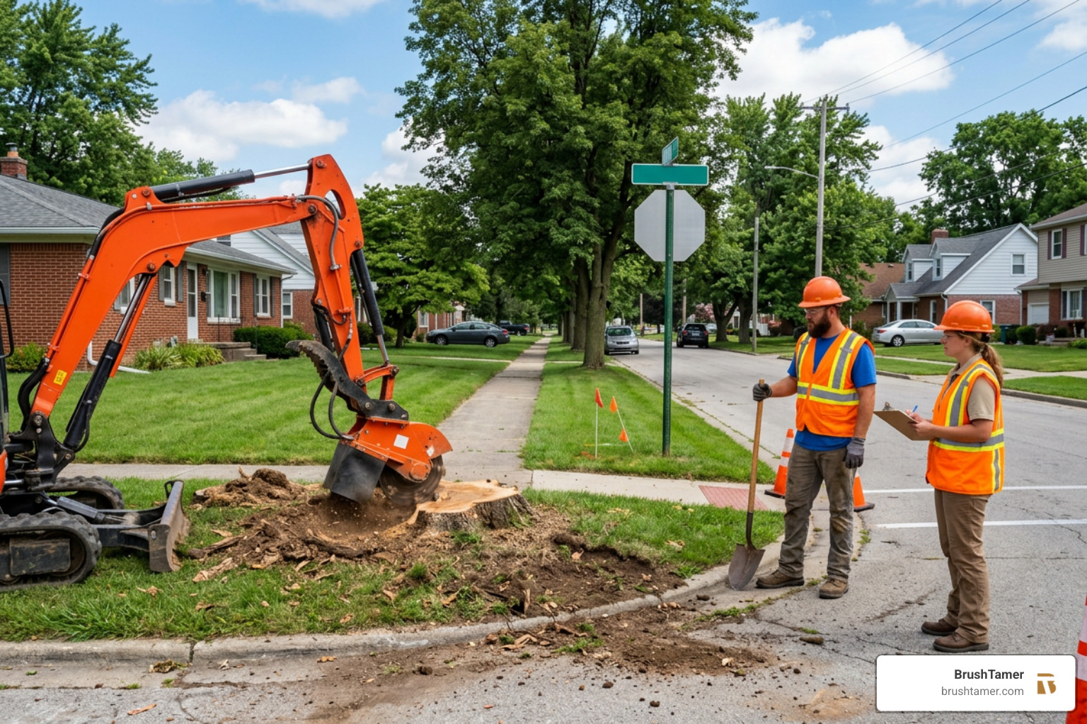 Public right-of-way excavation in Kokomo Indiana
