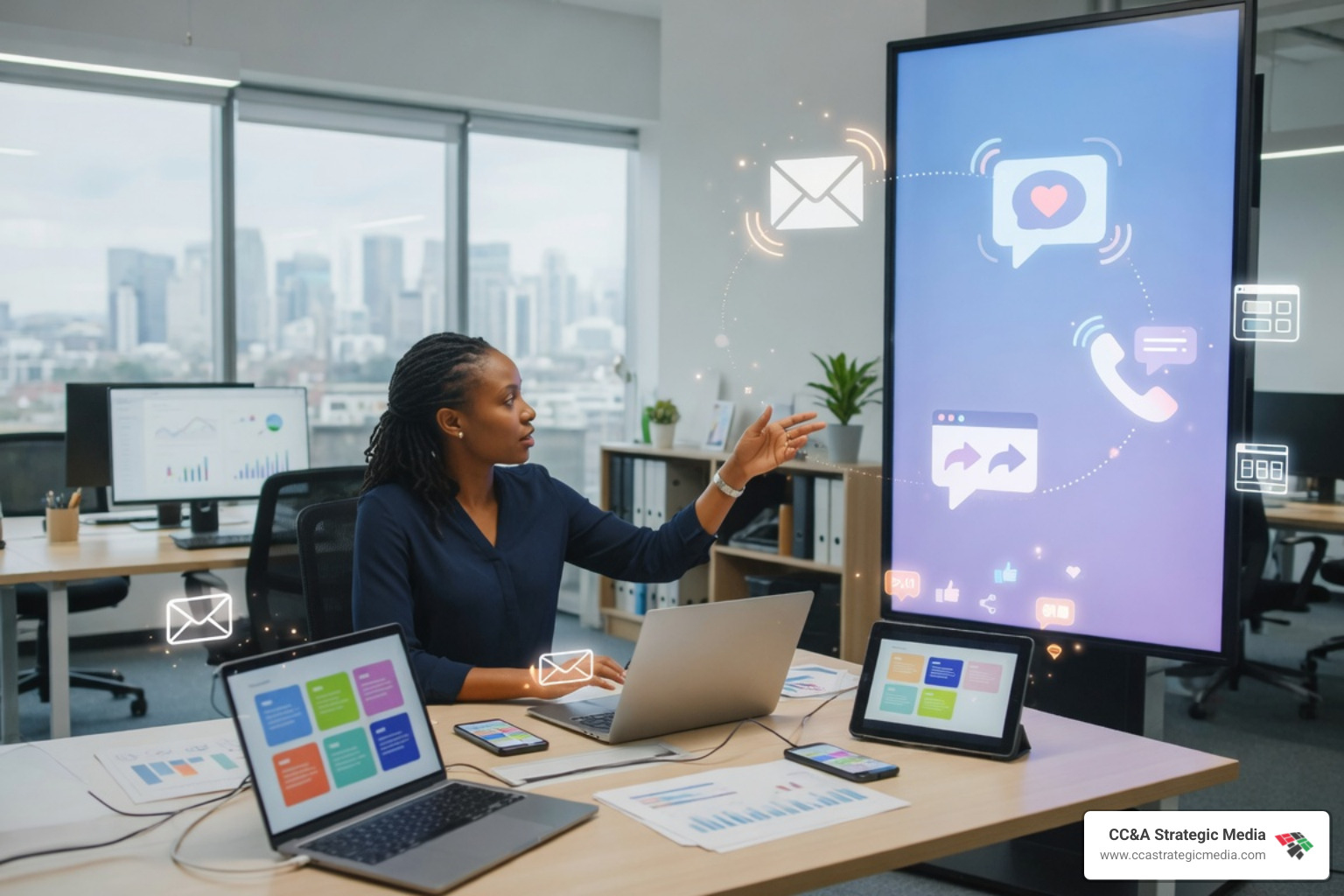 Cross-channel execution of strategic brand messaging implementation Cross-channel execution of strategic brand messaging implementation