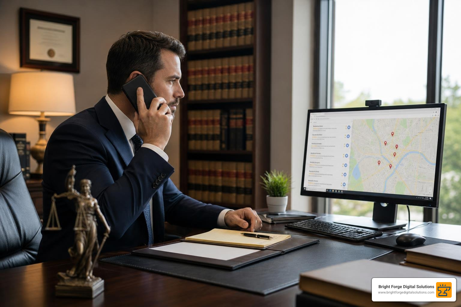 Attorney taking call tracked from local search Attorney taking call tracked from local search