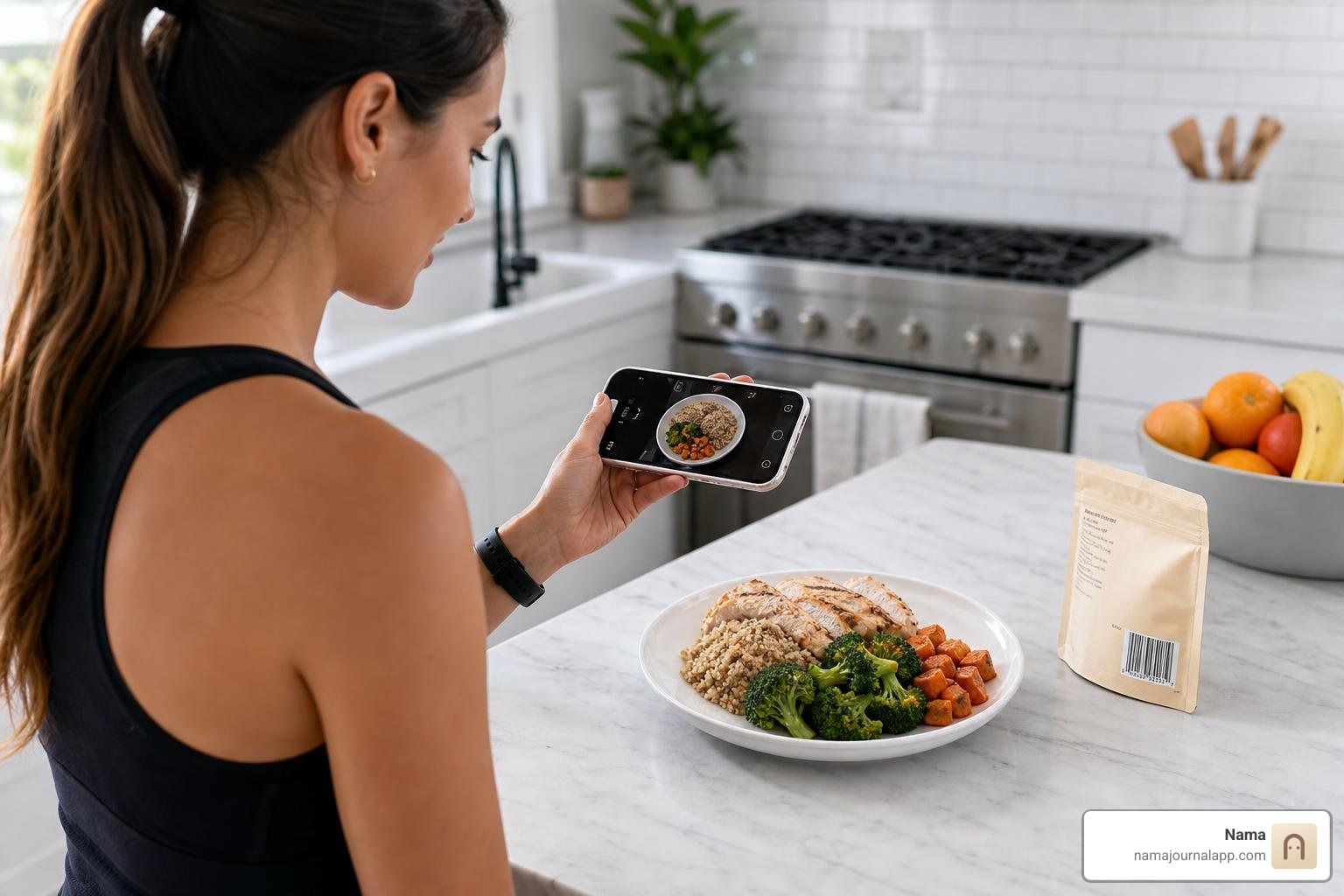 Mobile device using camera scanning for rapid plate and barcode food logging Mobile device using camera scanning for rapid plate and barcode food logging