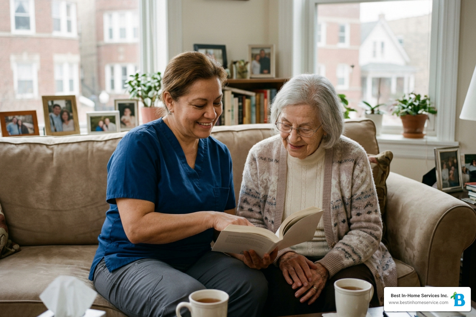 Senior receiving support through state-funded community care program