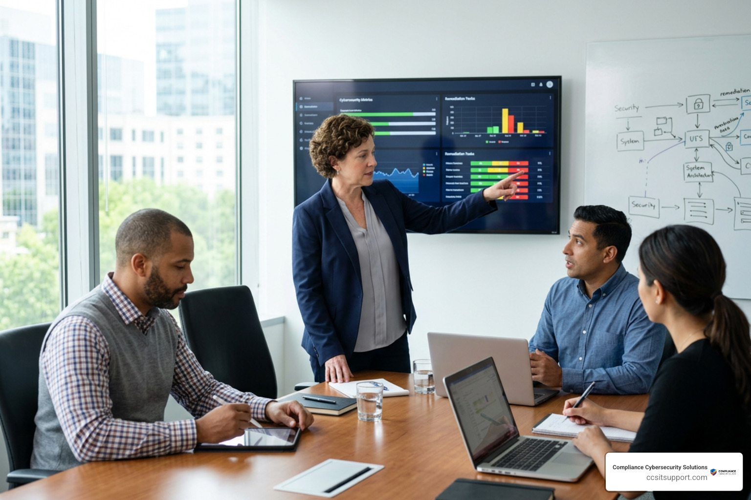 vCISO leading security audit remediation review