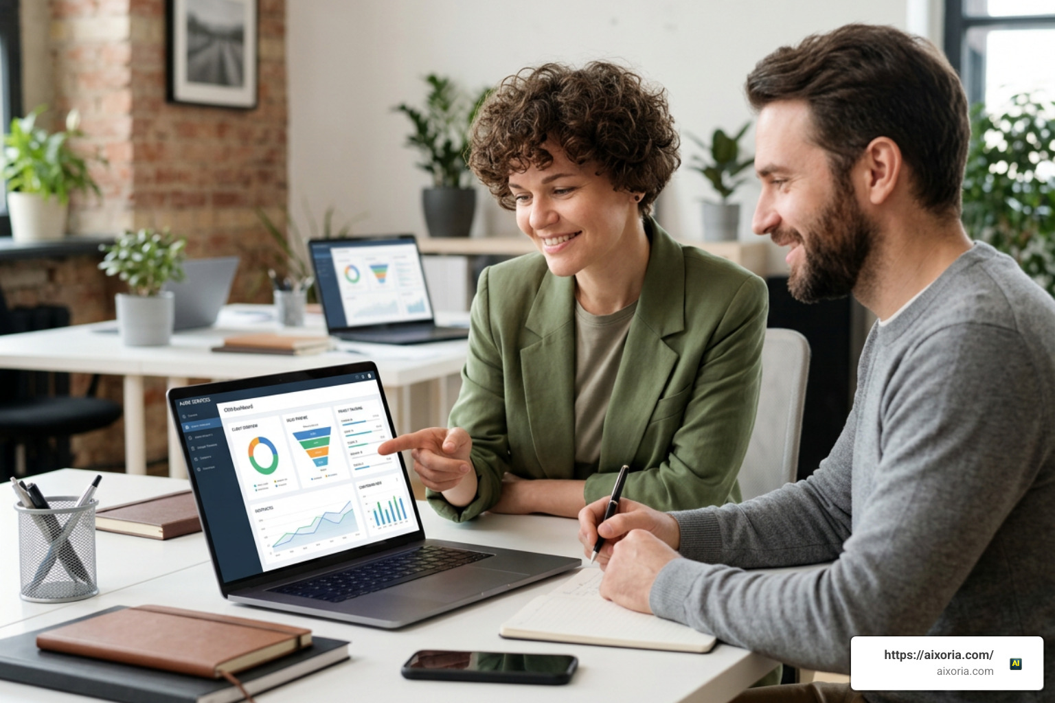 sales pipeline dashboard in a small business CRM