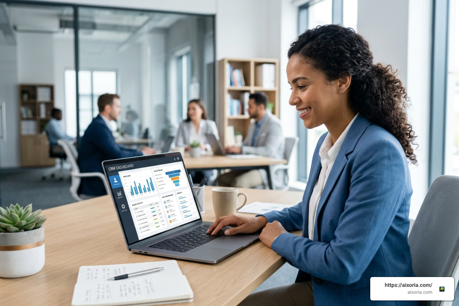 AI assistant summarizing lead data AI assistant summarizing lead data