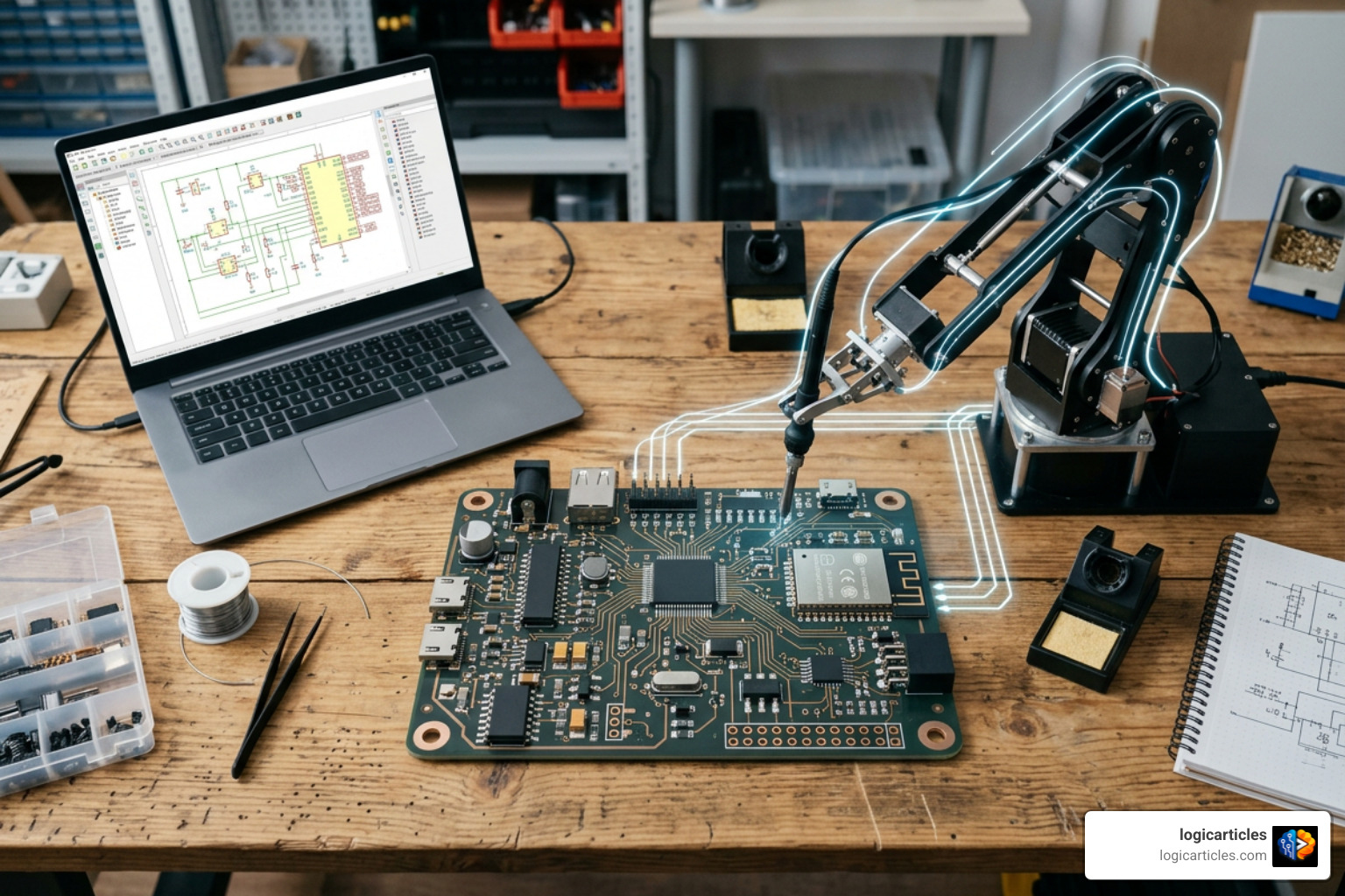 KiCad schematic layout integrated with external AI tools
