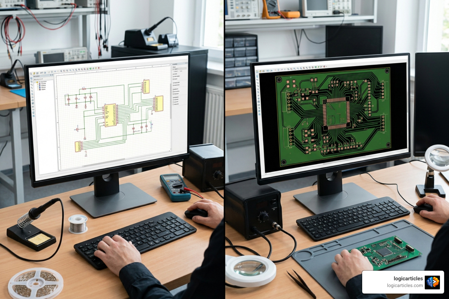 AI schematic capture vs trace routing workflows