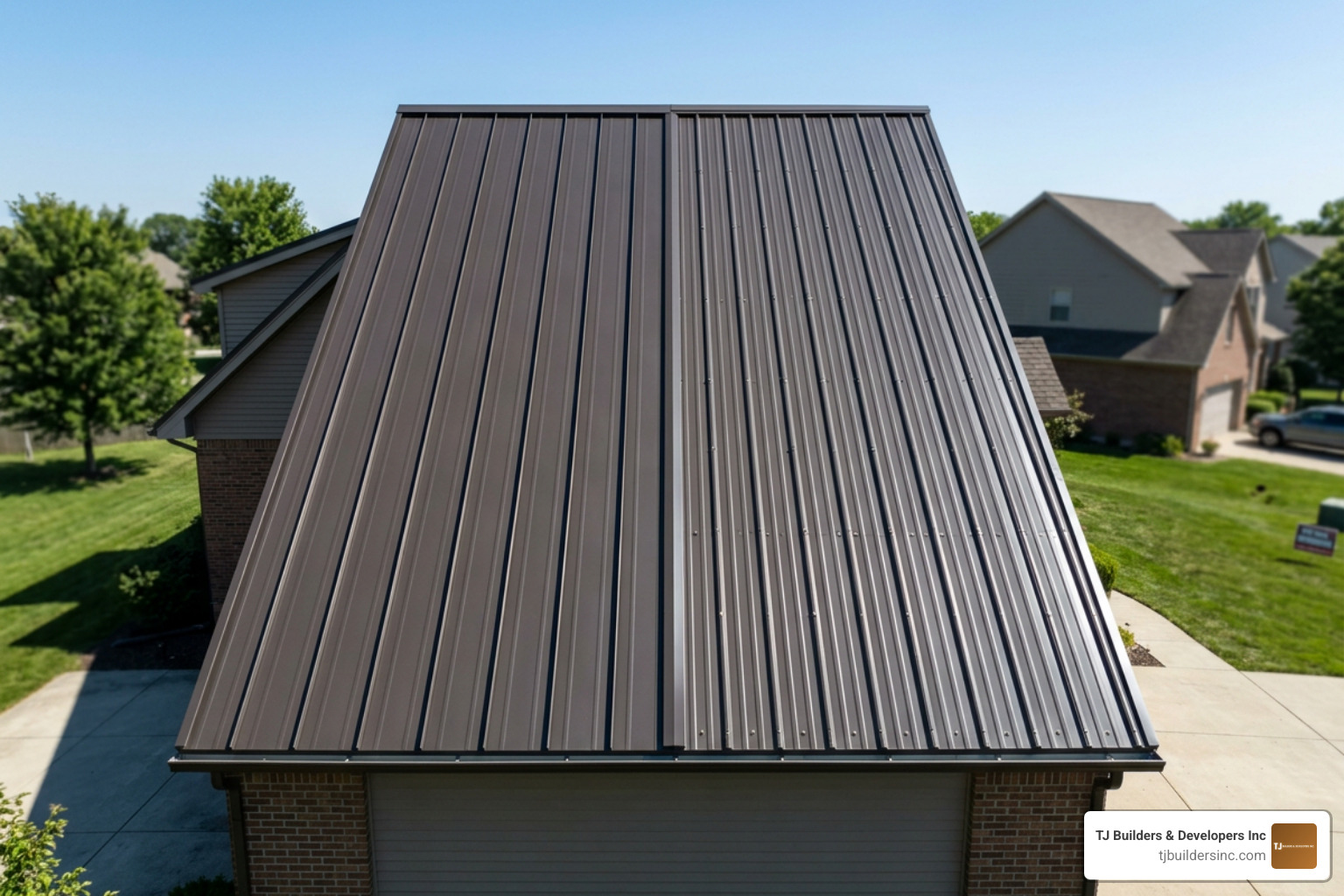 Types of residential metal roofing standing seam vs exposed fastener panel