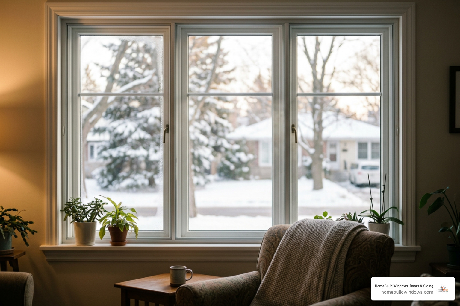 energy efficient window with secondary glazing