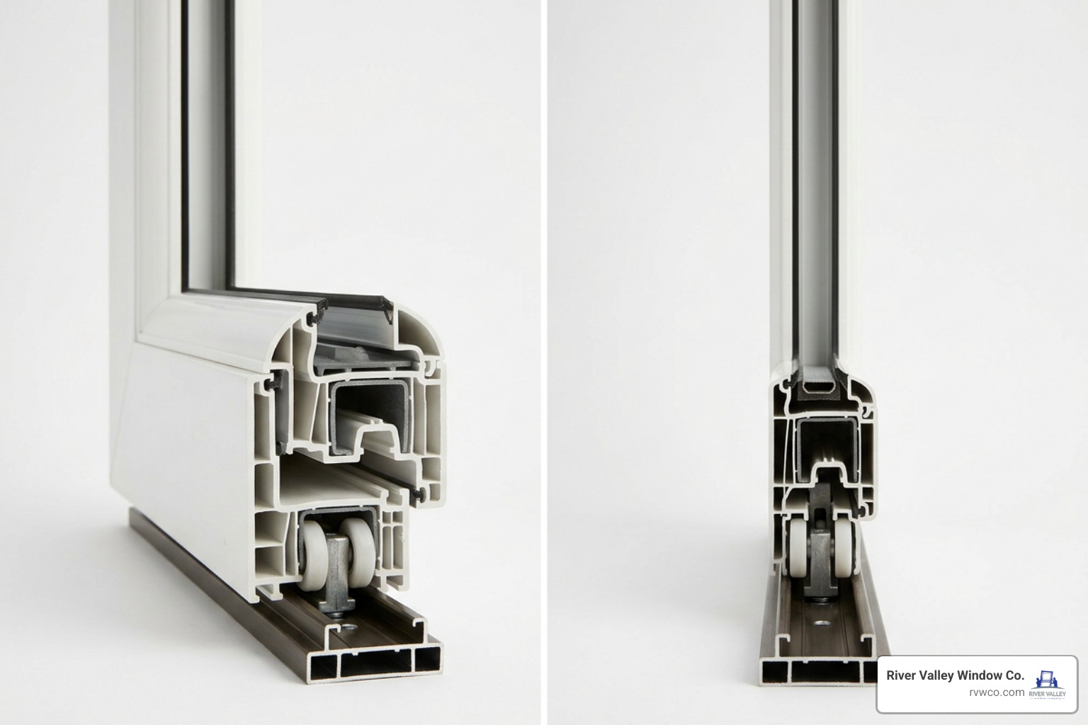 French rail vs narrow rail patio door profiles French rail vs narrow rail patio door profiles