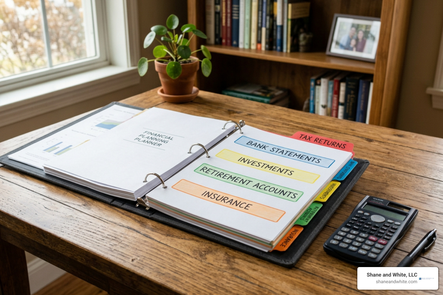 financial planning binder