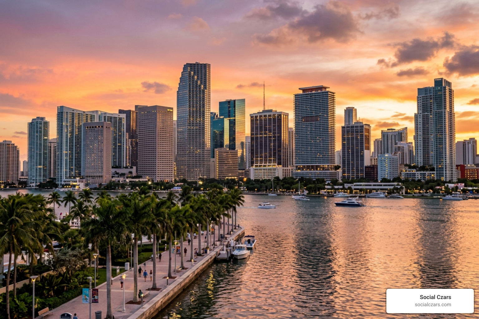 Miami financial district skyline Miami financial district skyline