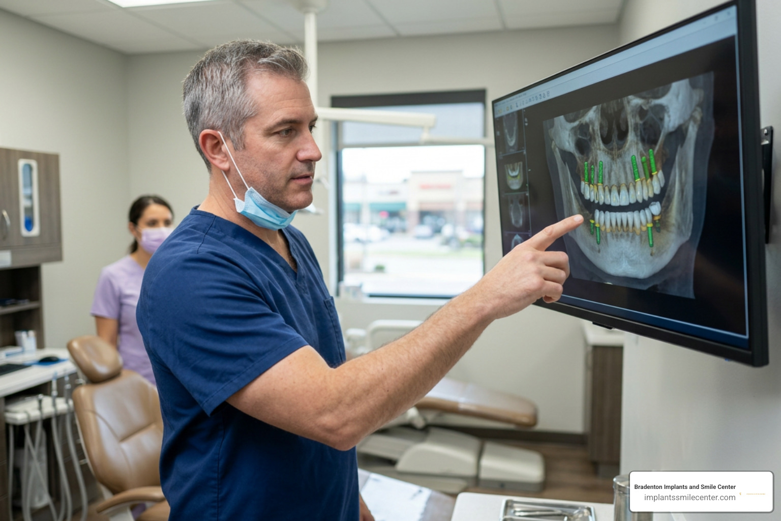 Surgical planning scan for full arch restoration