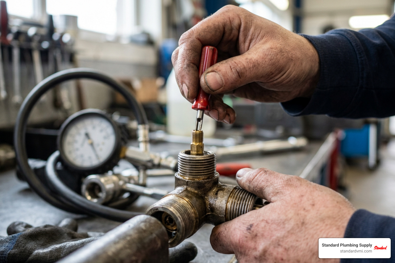replacing a diagnostic valve core replacing a diagnostic valve core