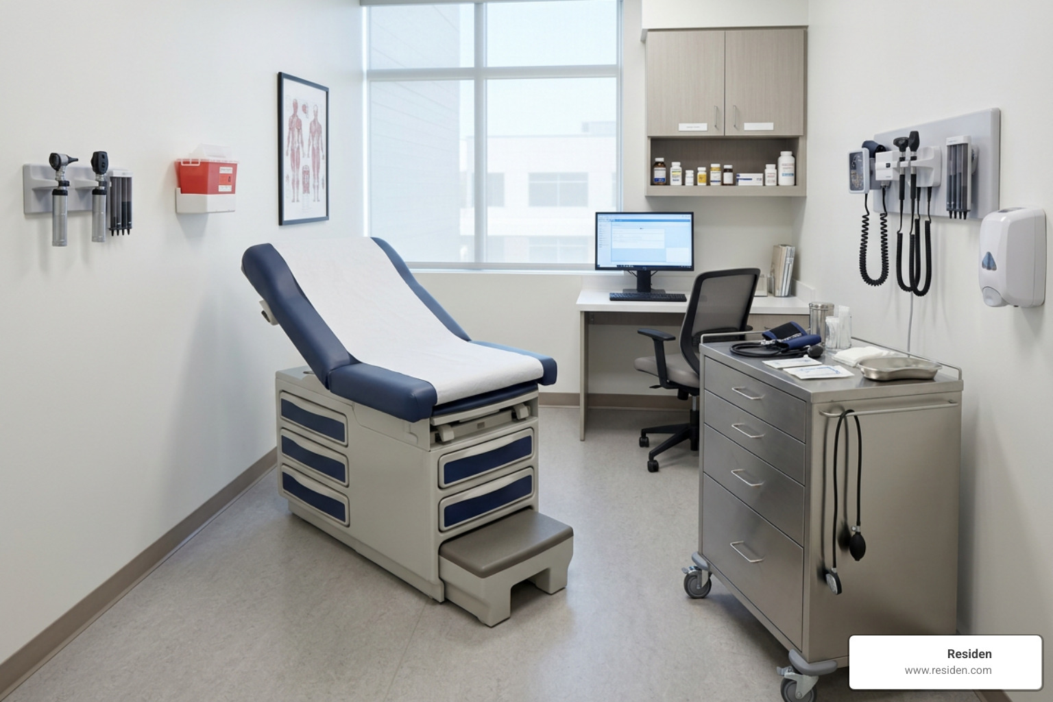 Fully equipped turnkey exam room Fully equipped turnkey exam room