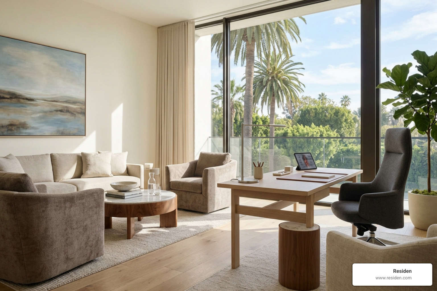 serene physician workspace in Beverly Hills serene physician workspace in Beverly Hills