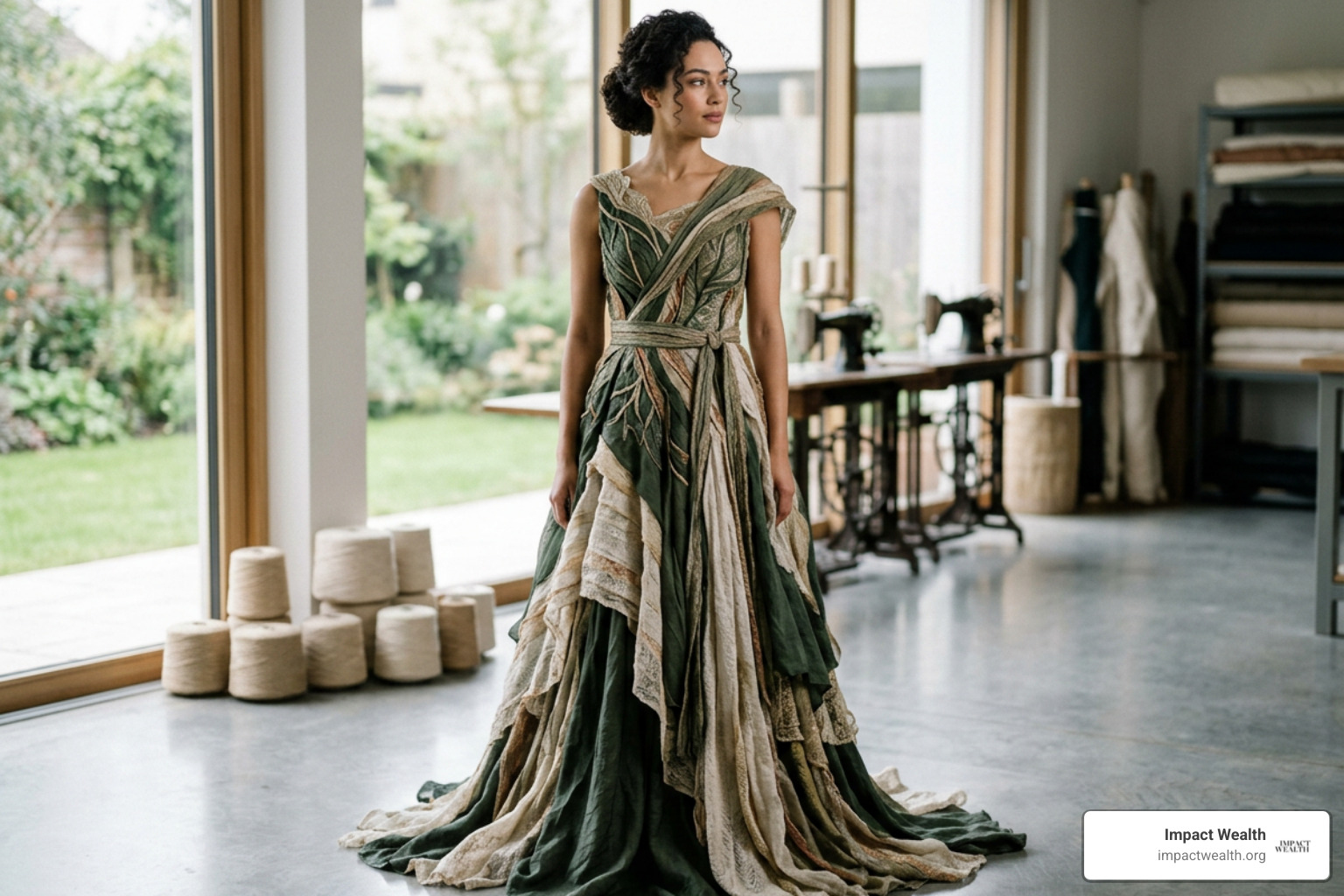 luxury sustainable haute couture gown luxury sustainable haute couture gown
