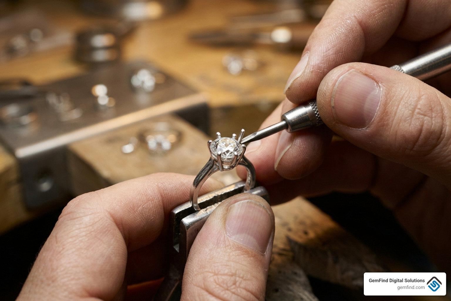 macro gemstone craftsmanship detail