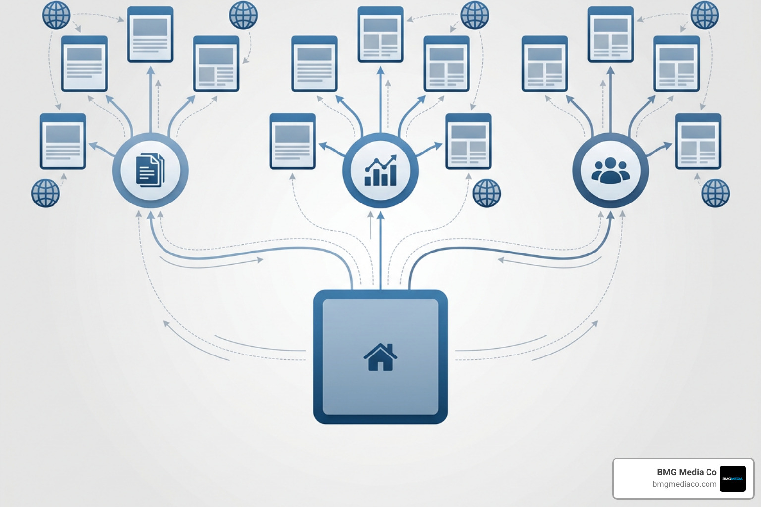 Internal link hierarchy and multilingual dynamic routing