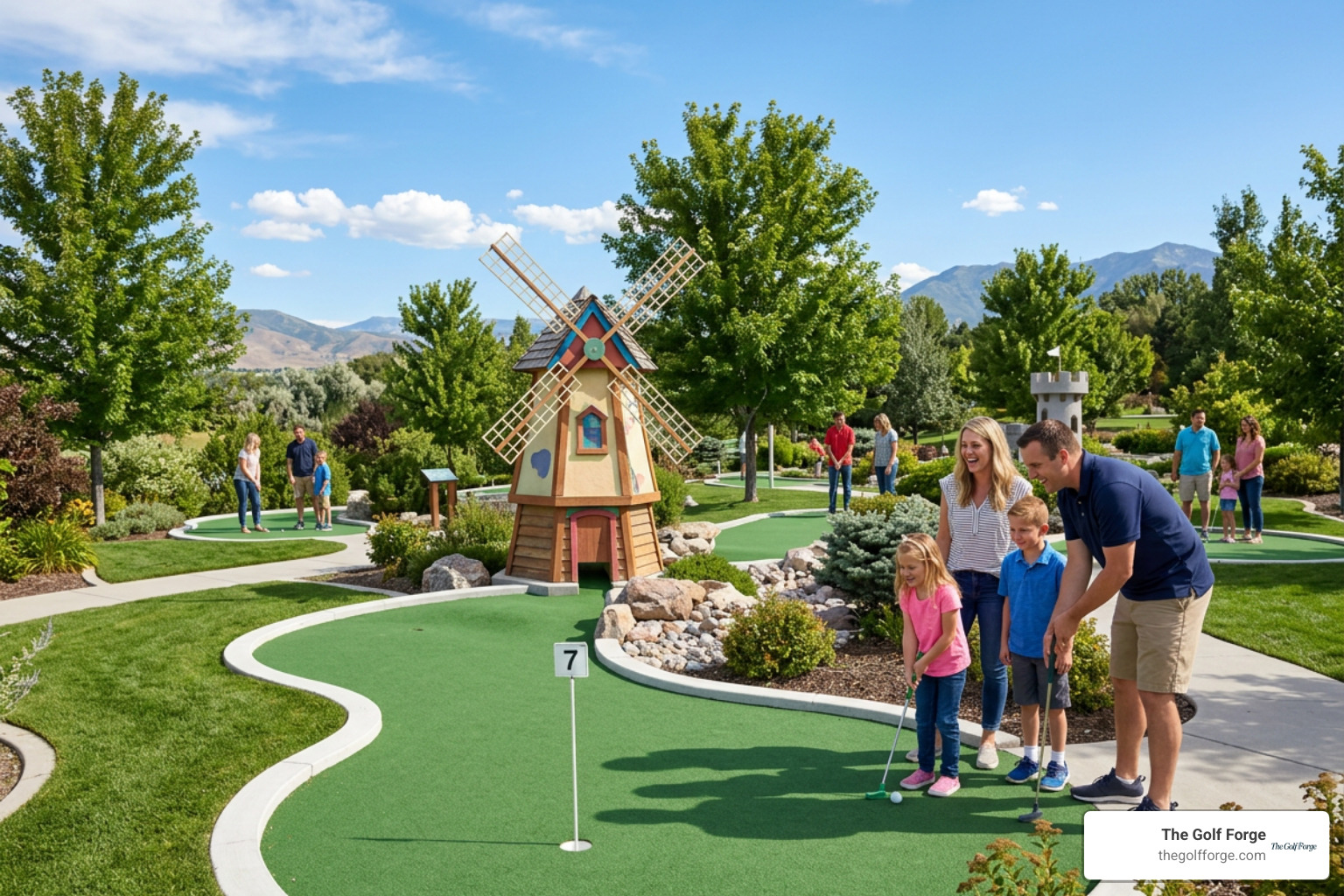 outdoor miniature golf course in South Jordan outdoor miniature golf course in South Jordan