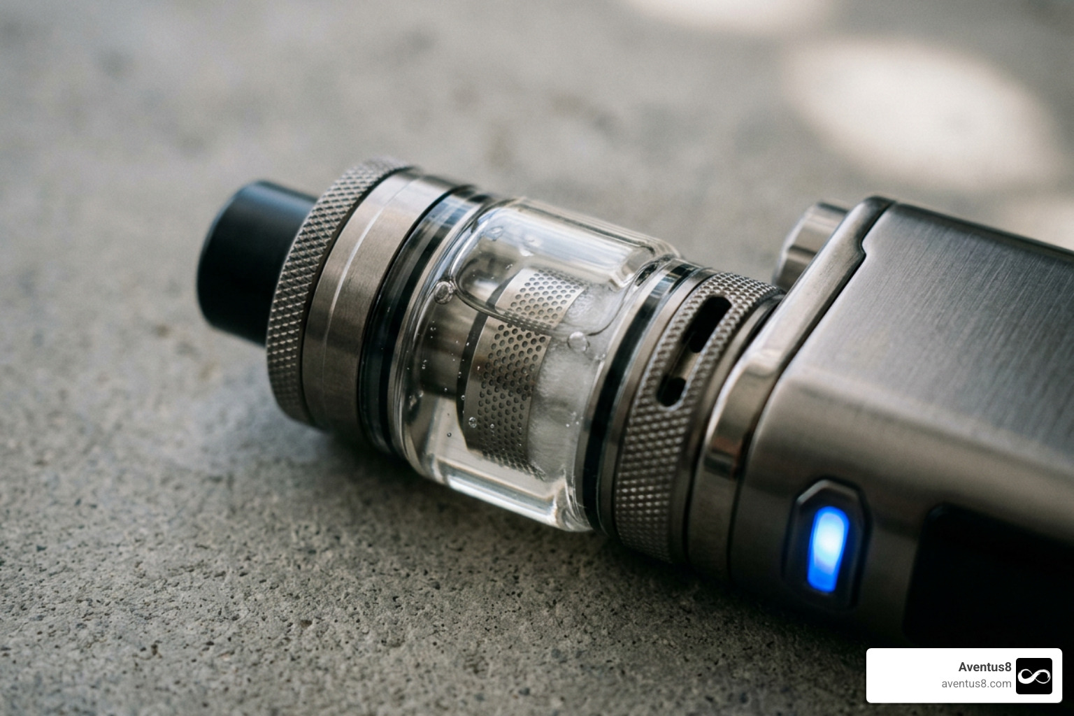 Vape hardware performance features and mesh coil technology